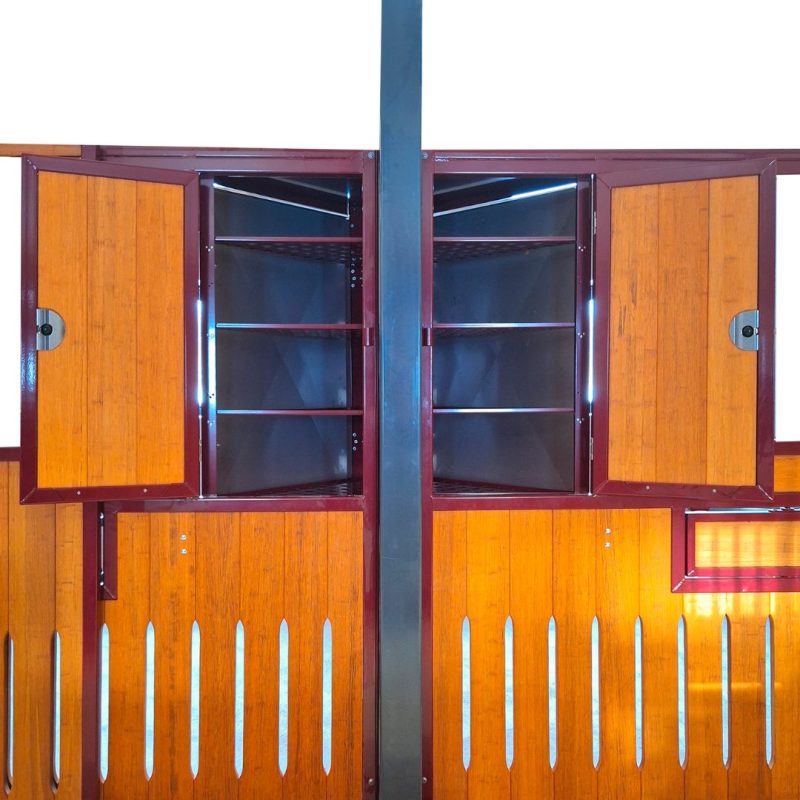 Indoor 700 — twin install across two stalls